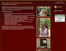 Tablet Screenshot of gumbalimbapark.com